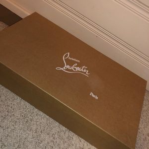 NEW Christian Louboutin calf high boots